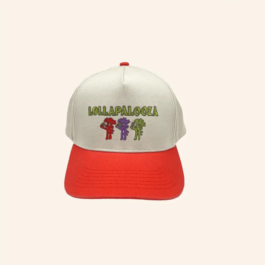 Lollapalooza Merch Lolla Lady Embroidered Hat Gifts For Friends -WearandDecor Lollapalooza Merch Lolla Lady Embroidered Hat Gifts For Friends -WearandDecor - Image 1