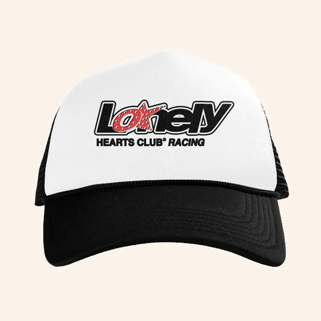 Lonely Hearts Club Merch Lonely Hearts Club Racing Trucker Hat Best Gifts For Boyfriend -WearandDecor