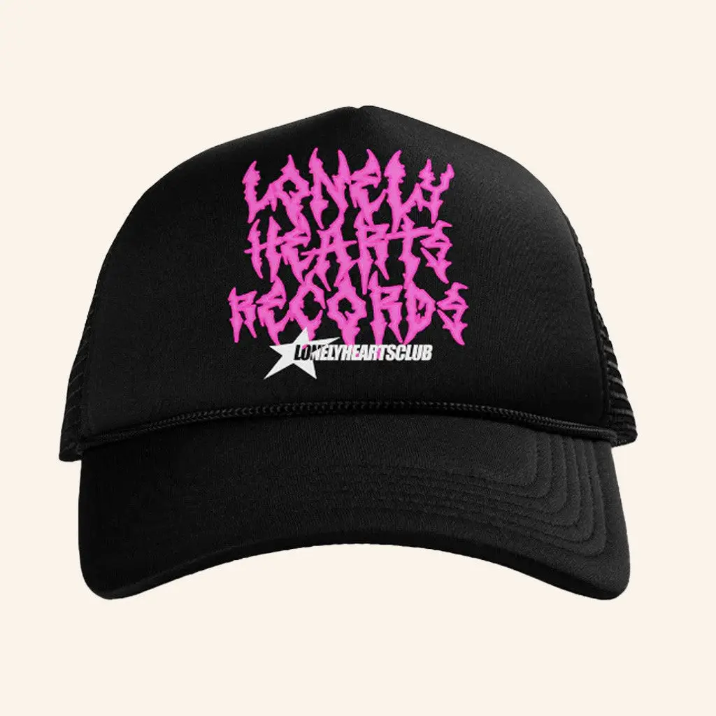 Lonely Hearts Club Merch Lonely Hearts Records Trucker Hat Gifts For Daughter -WearandDecor