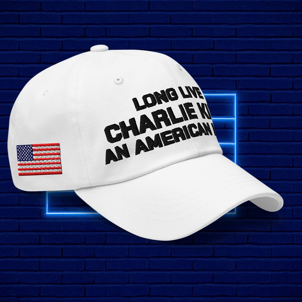 Long Live Charlie Kirk An American Hero Hat USA Flag In Loving Memory Gifts For Supporters