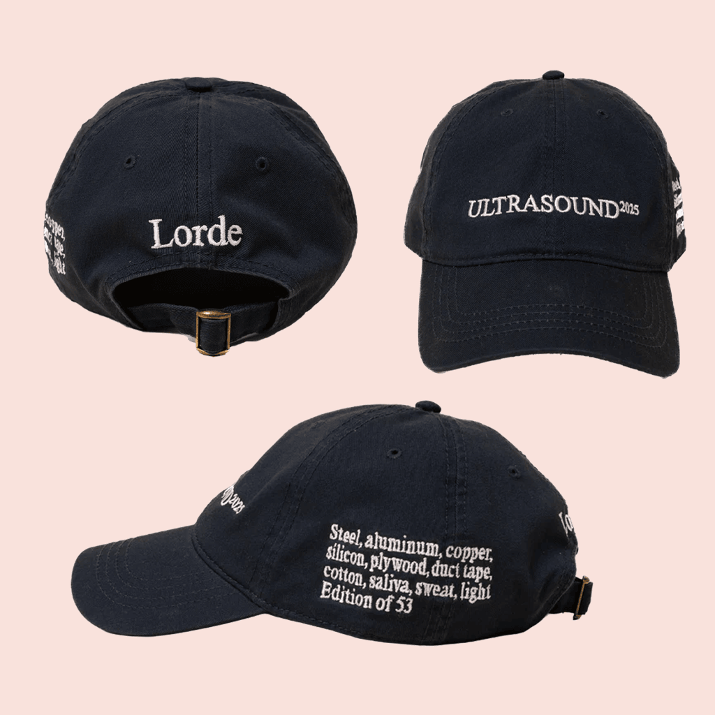 Lorde Merch 2025 Ultrasound Tour Hat Steel Aluminum Ball Cap Special Gift For Lorde Fans
