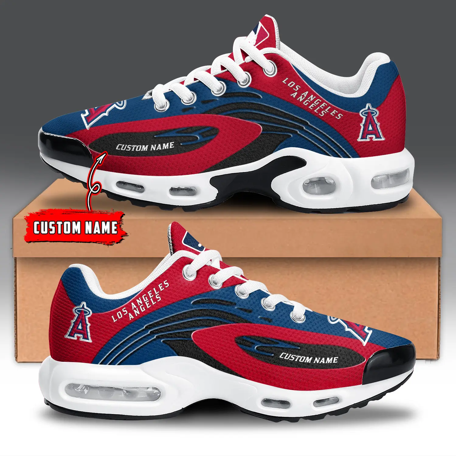 Los Angeles Angels Air Max Plus Shoes Sneakers For Men And Women