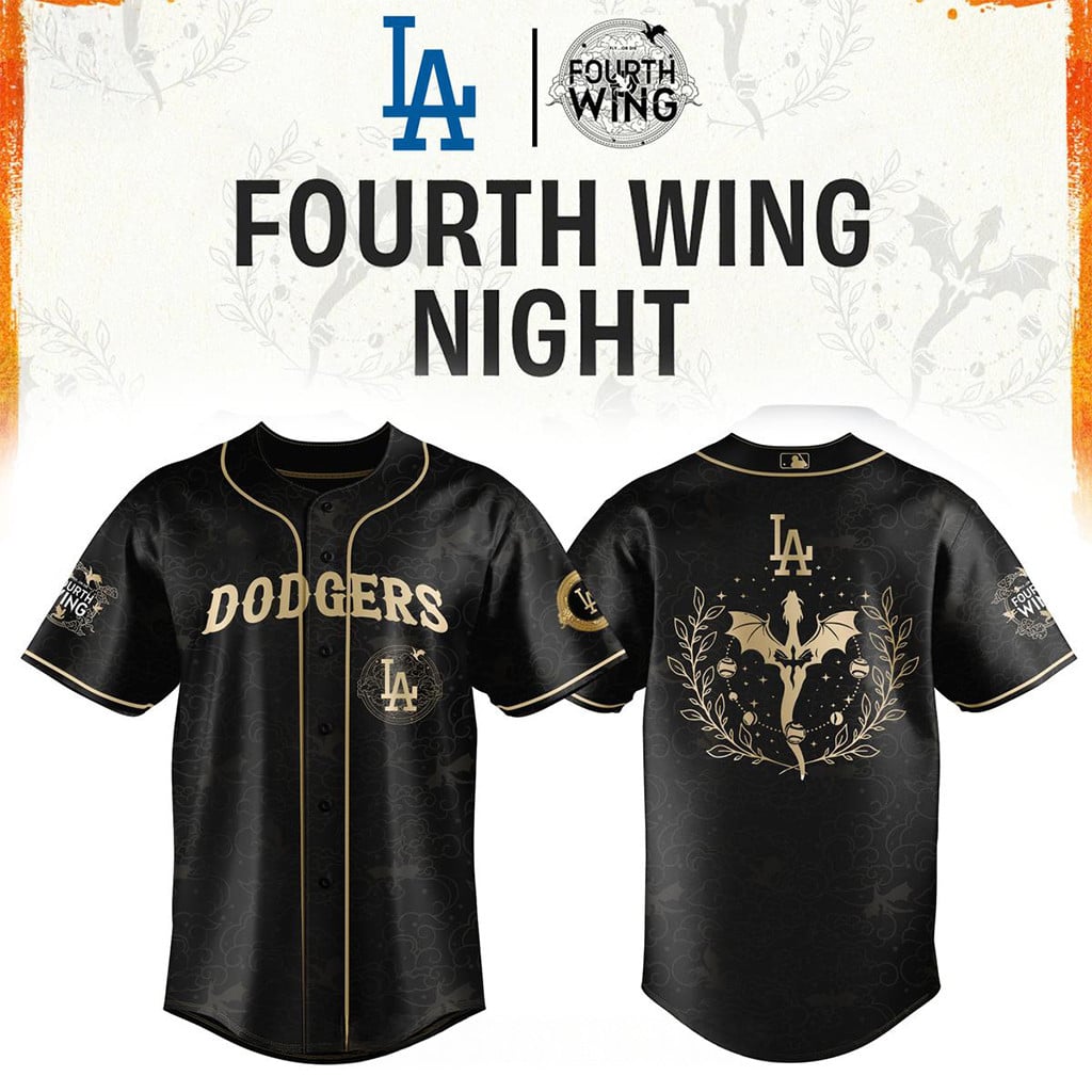 Los Angeles Dodgers Fourth Wing Night Jersey Dodgers Merch Best Gifts For Baseball Fans