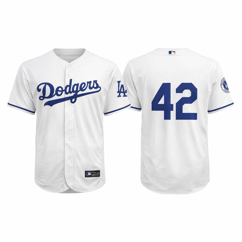 Los Angeles Dodgers MLB Jackie Robinson Day Number 42 Jersey Dodgers Merch Gifts For Fans