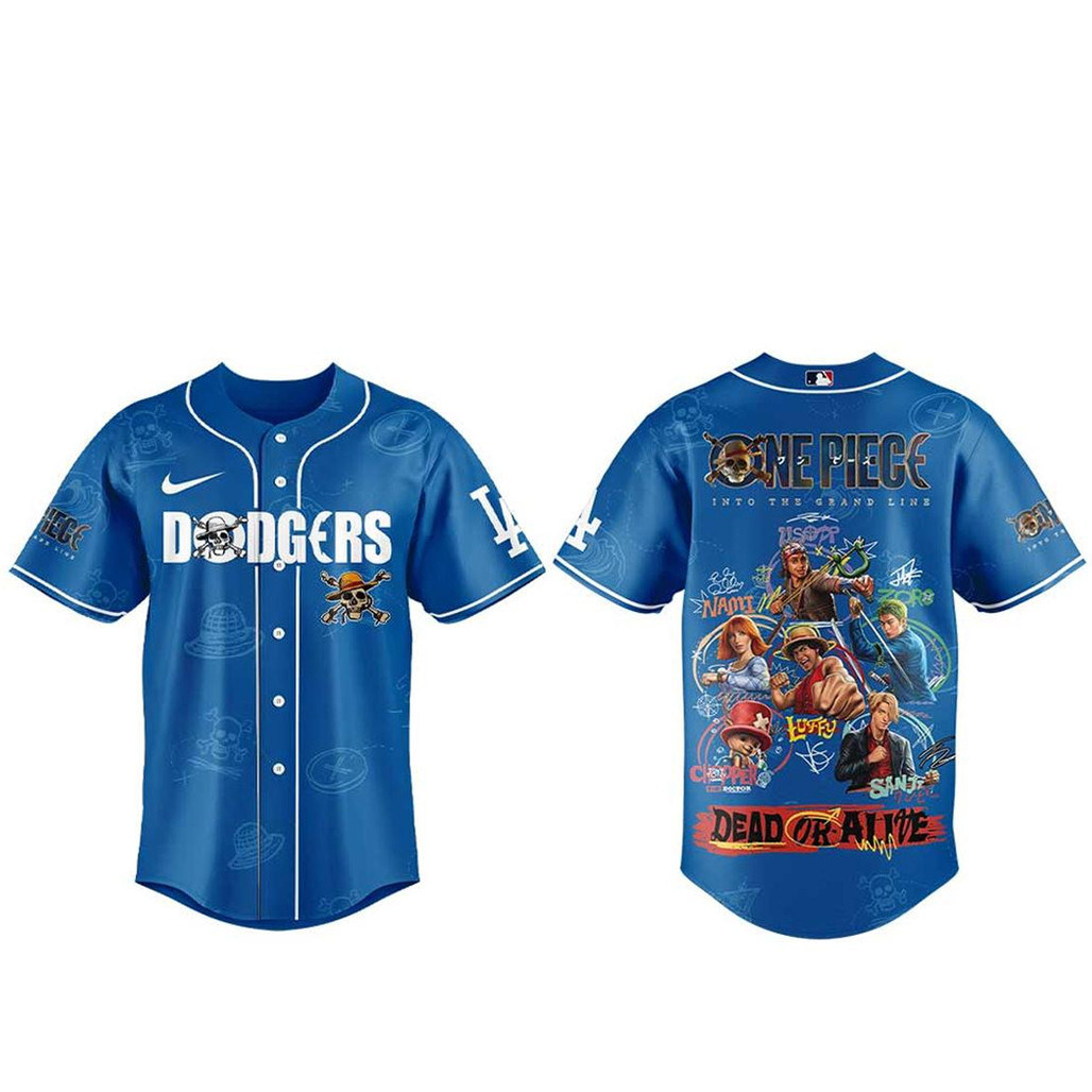 Los Angeles Dodgers One Piece 2026 Dead Or Alive Baseball Jersey