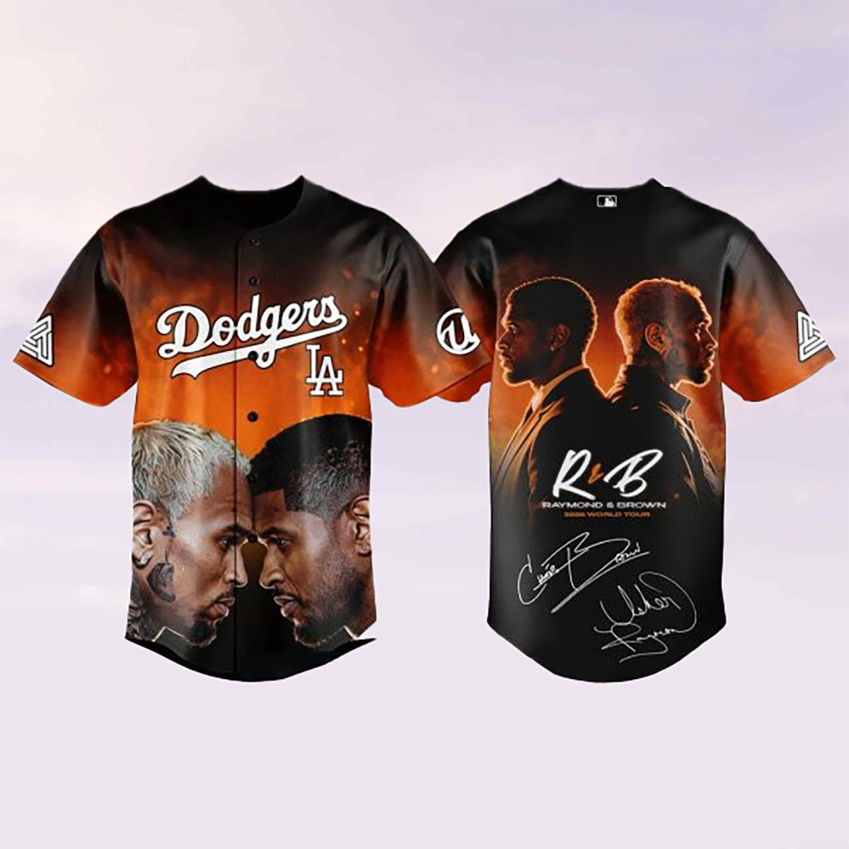 Los Angeles Dodgers R&B Tour 2026 Jersey Shirt Tour R&B Merch Gift For Fan