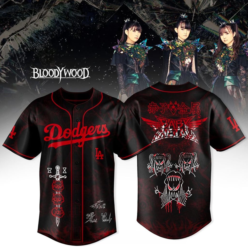 Los Angeles Dodgers x Babymetal World Tour 2026 Jersey LA Dodgers Merch Gift For Brother