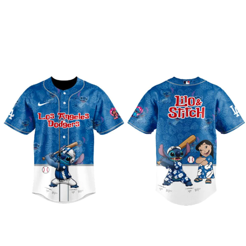 Los Angeles Dodgers x Lilo Stitch Night 2026 Baseball Jersey