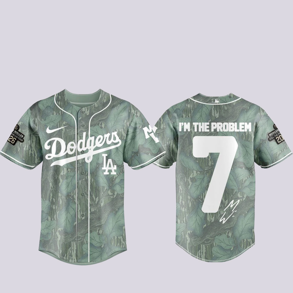 Los Angeles Dodgers x Morgan Wallen Still Problem Tour Baseball Jersey