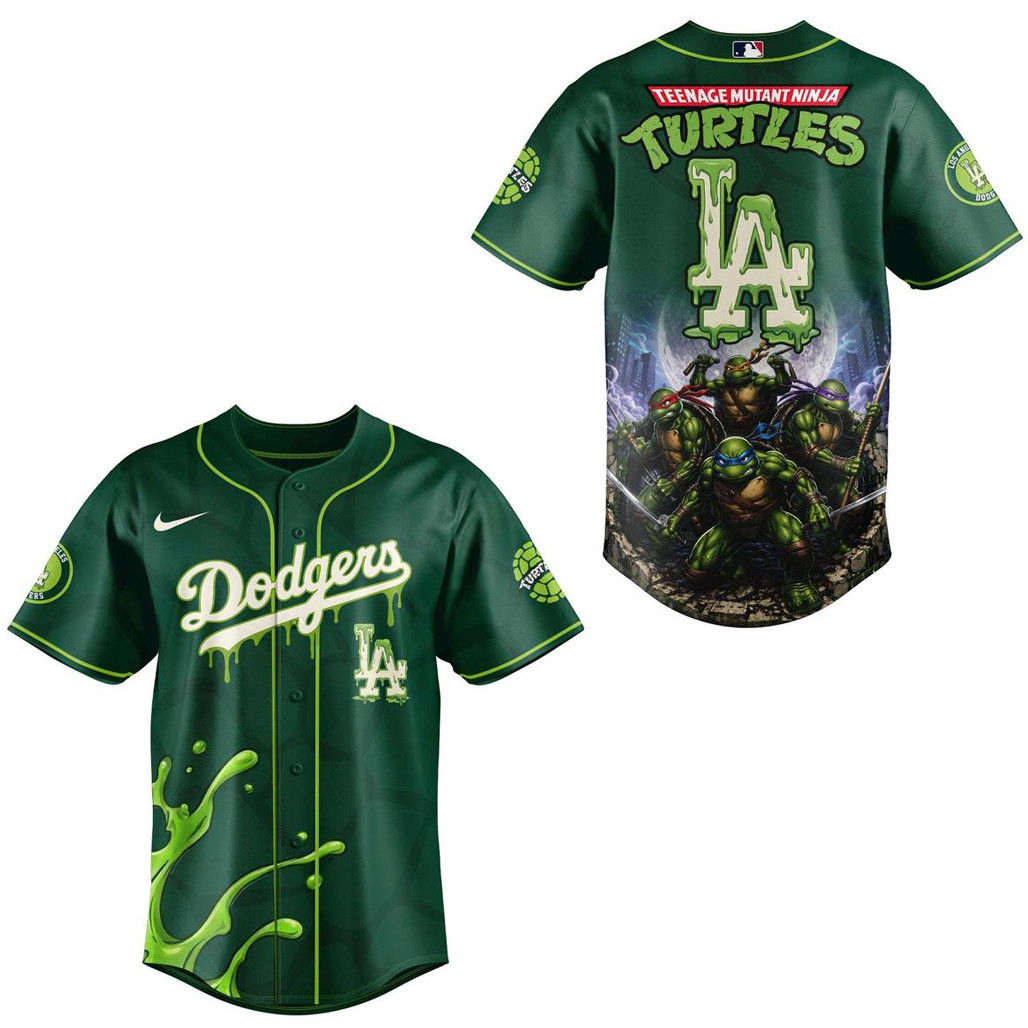 Los Angeles Dodgers x Teenage Mutant Ninja Turtles Night 2026 Baseball Jersey