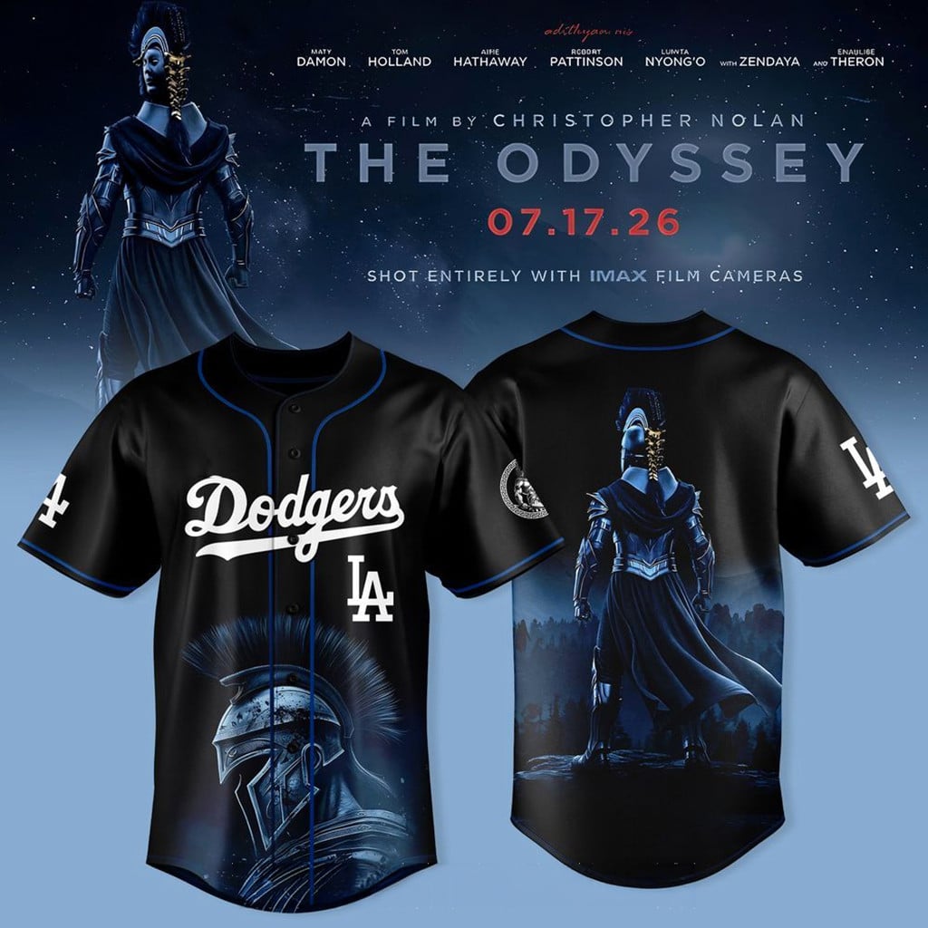 Los Angeles Dodgers X The Odyssey 2026 Defy The Gods Jersey Dodgers Merch Baseball Fan Gifts