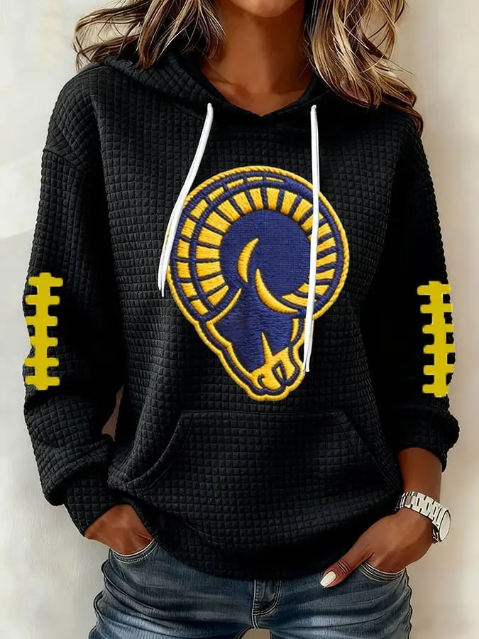 Los Angeles Football Hoodie Good LA Rams Team Clothing Present For Football Fans