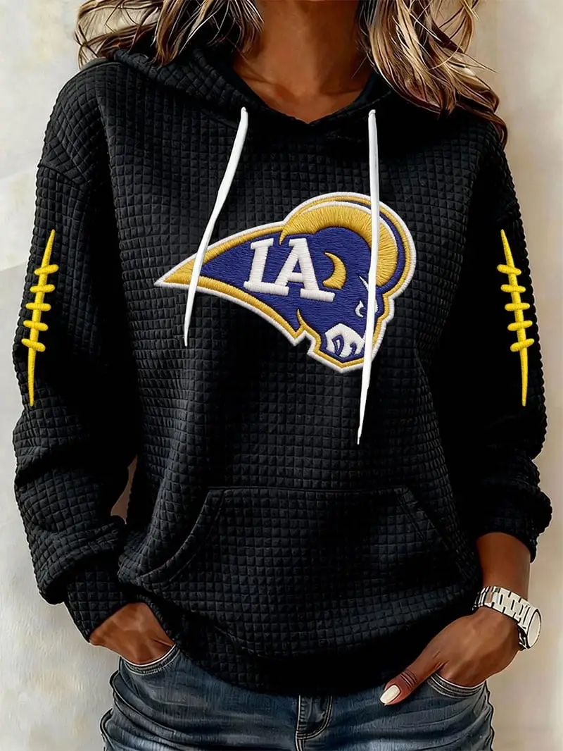 Los Angeles Football Hoodie LA Rams Team Merch Unique Game Day Gift For Fans