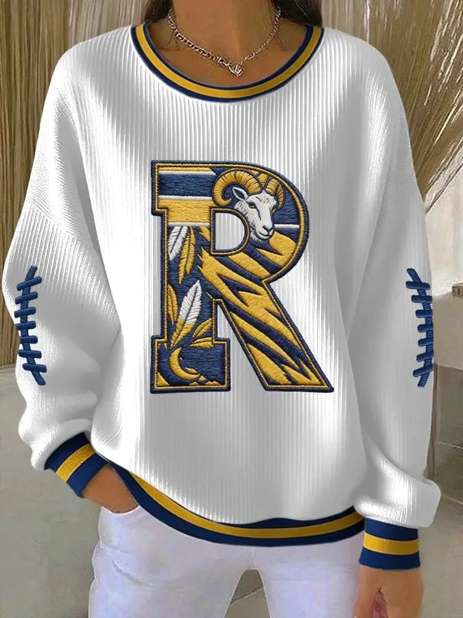 Los Angeles Football Sweatshirt LA Rams Team Clothes Ideas For Fans Present