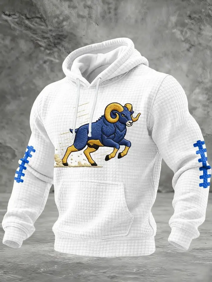 Los Angeles Rams Hoodie Trendy Game Day Outfits LA Rams Merch Best Gifts For Football Fans