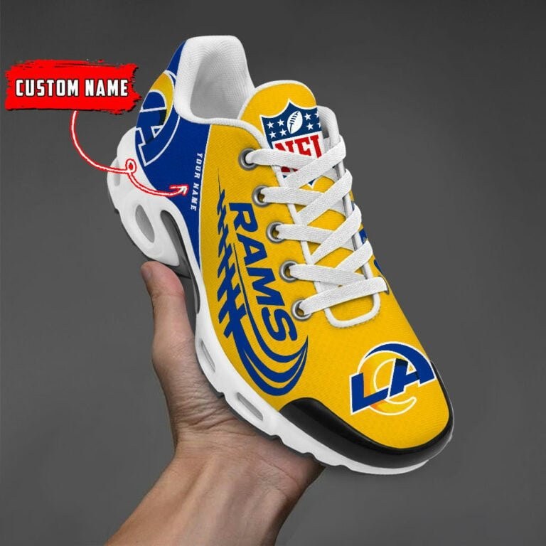 Los Angeles Rams Shoes 2025 Versions Custom Your Name 631