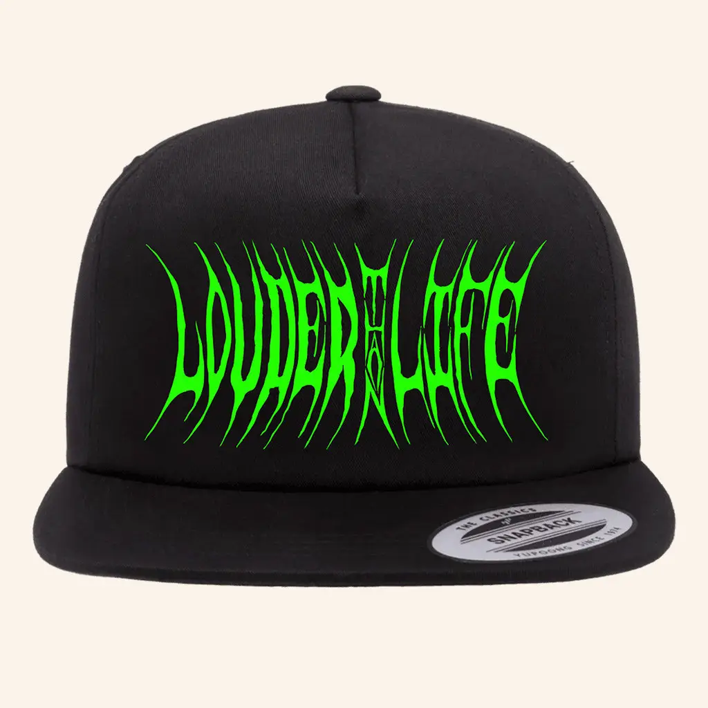 Louder Than Life Merch Hit And Run Embroidered Snapback Hat Gifts For Music Lovers -WearandDecor