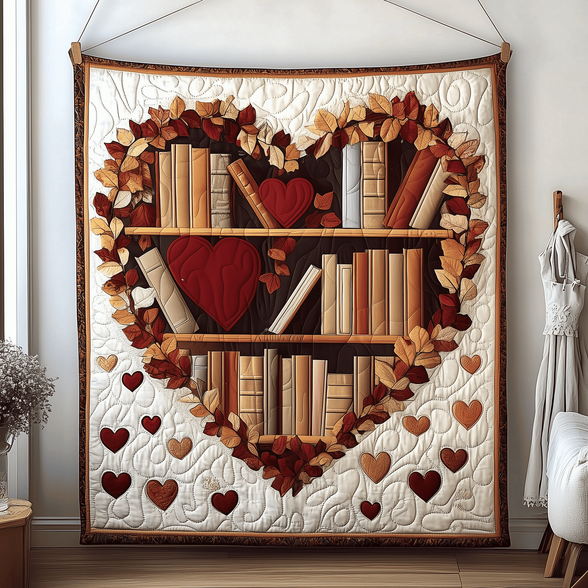 Love Books Quilted Blanket Trending Home Decor First Valentine Gift For Boyfriend