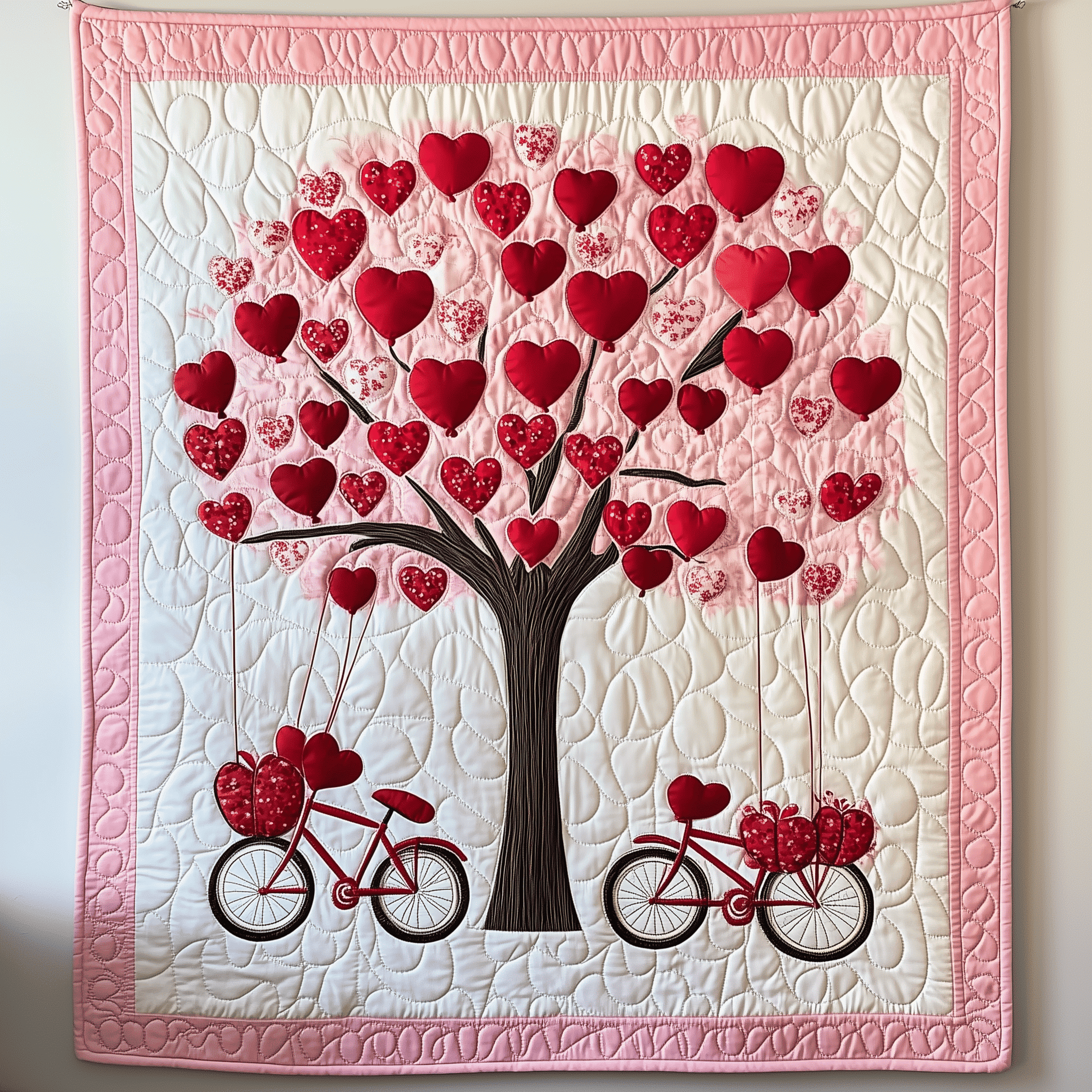 Love Is In The Air Quilted Blanket Trending Home Decor First Valentine Gift For Boyfriend