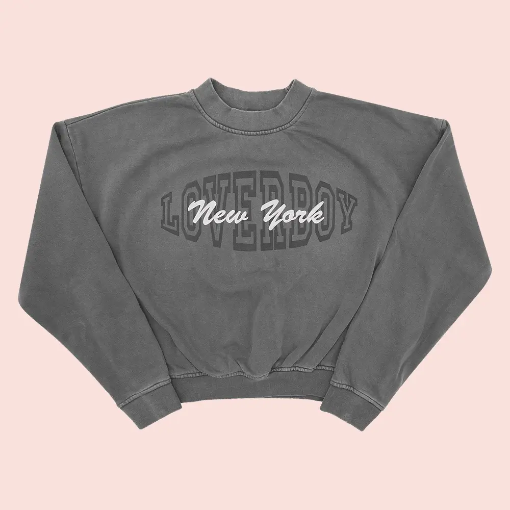 Loverboy Merch New York Mockneck Casual Urban Sweatshirt Gift For Men