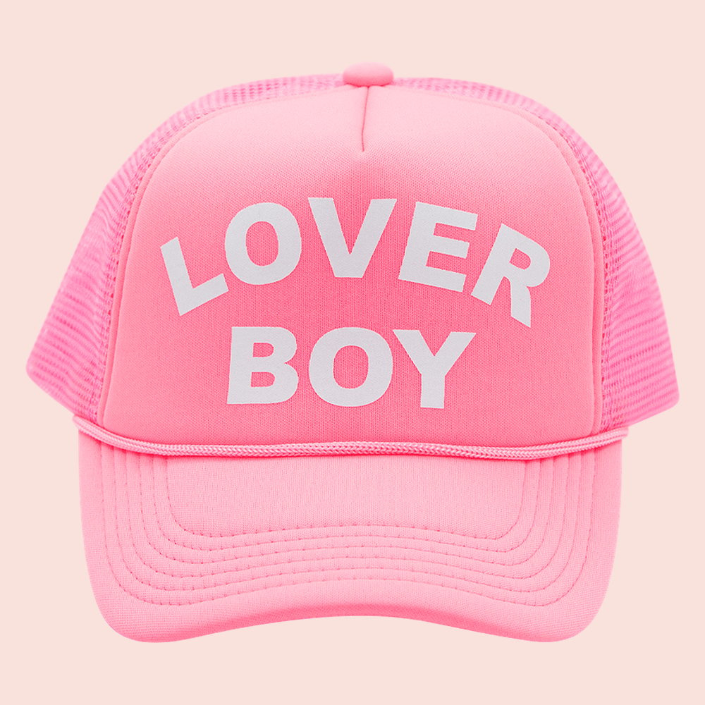 Loverboy Merch The Neon Pink Trucker Trendy Summer Accessory Gift for Fans