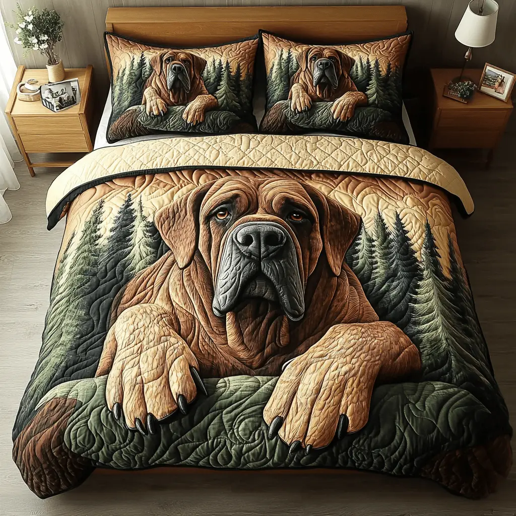 Loyal Comfort Quilted Bedding Set Perfect Bedding Gift Set for Holiday Celebrations