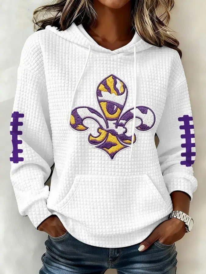 LSU Tigers Hoodie Women's Game Day Apparel LSU Tigers Football Merch Gifts For Fans LSU Tigers Hoodie Women's Game Day Apparel LSU Tigers Football Merch Gifts For Fans - Image 1