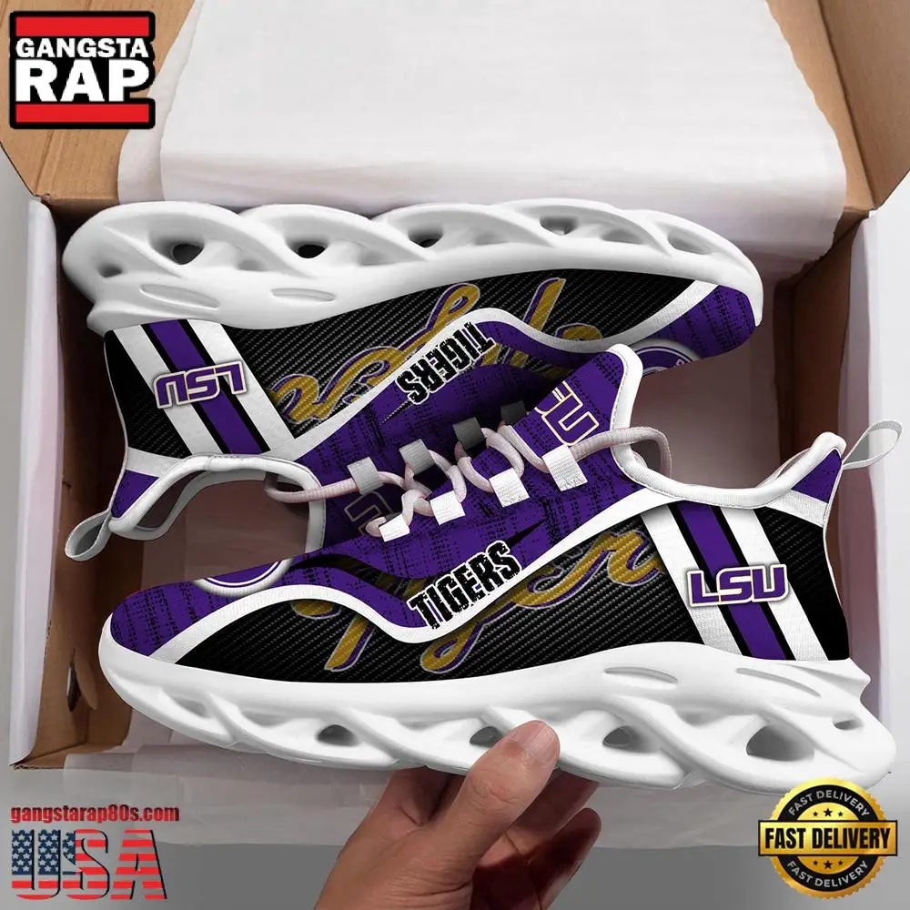 LSU TIGERS NCAA Clunky Air Max Shoes Air Cushion Sneakers