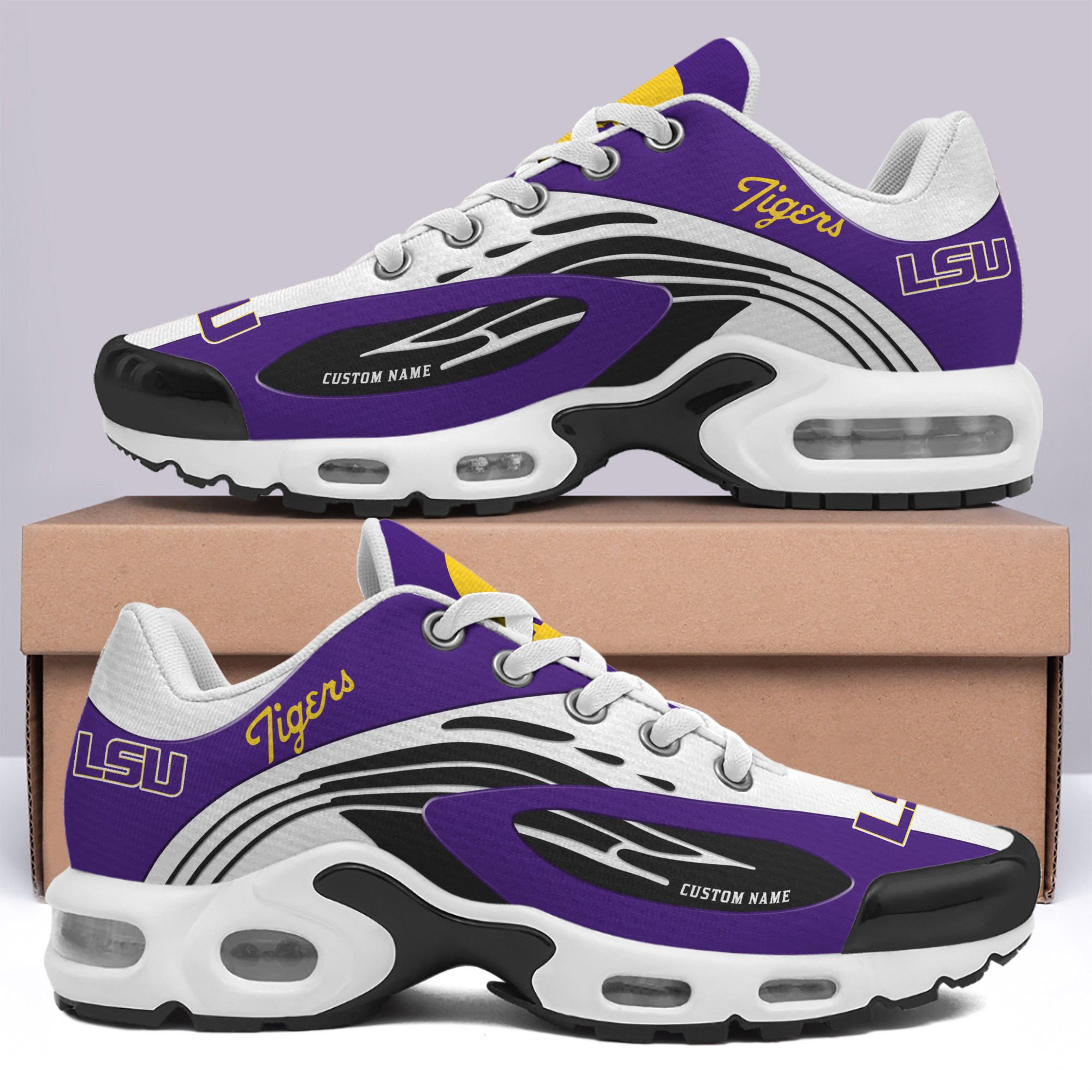 Lsu Tigers Shoes 2025 Version Custom Your Name 026