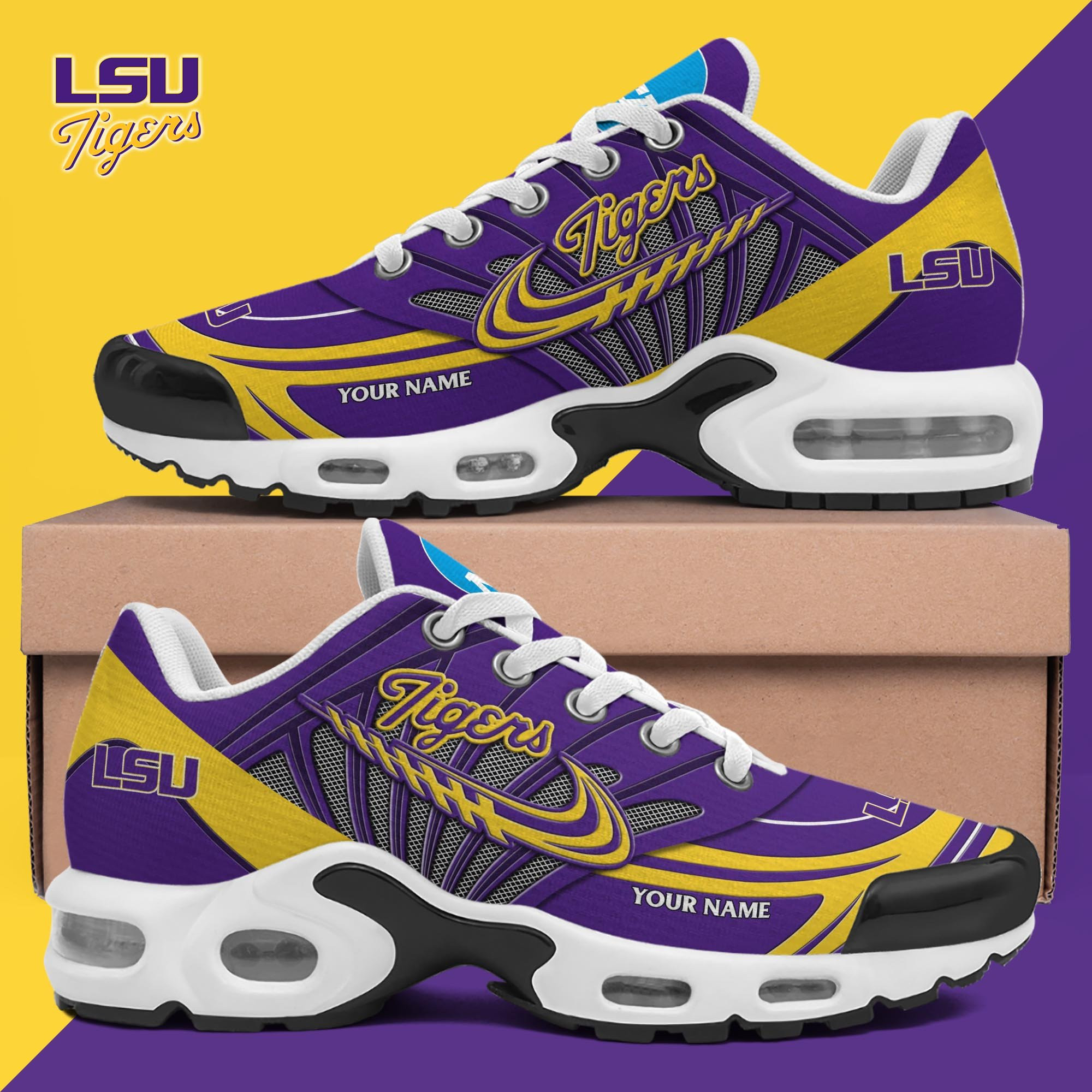 Lsu Tigers Shoes 2025 Version Custom Your Name