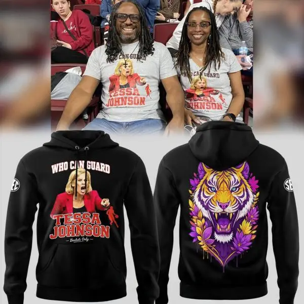 LSU Tigers Who Can Guard Tessa Johnson 2026 Hoodie USA Ice Hockey Olympics Apparel