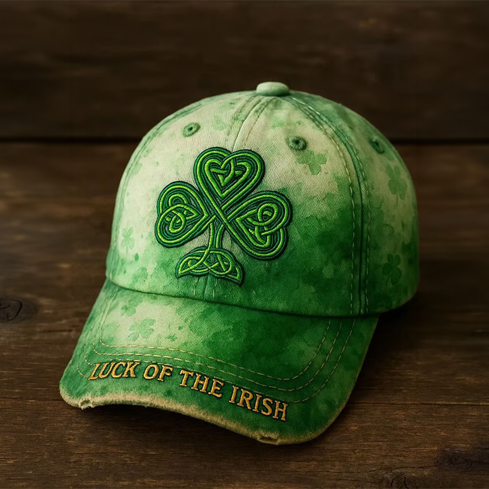 Luck Of The Irish Vintage Hat St Patrick's Day Baseball Cap Present For Husband Luck Of The Irish Vintage Hat St Patrick's Day Baseball Cap Present For Husband - Image 1