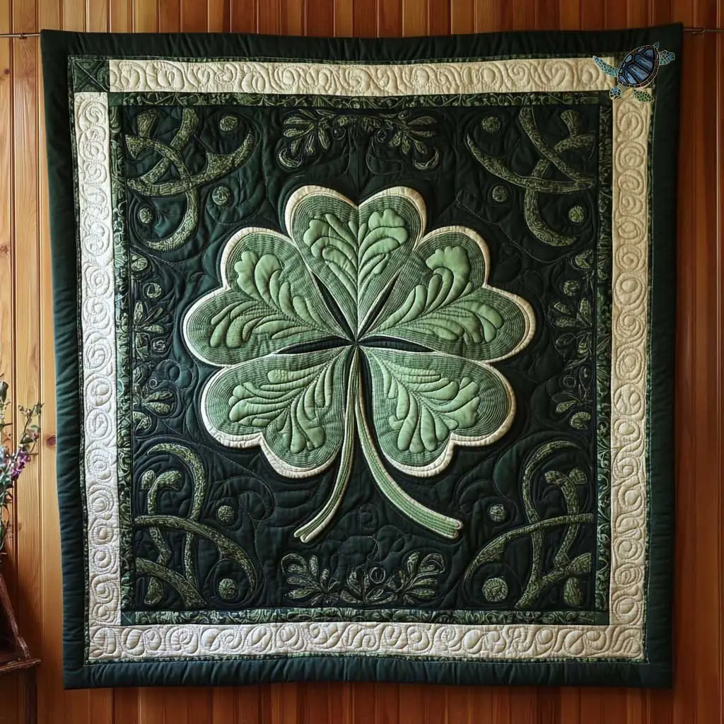 Lucky Leaves Quilt Blanket Sofa Throw Blanket Cute St Patricks Day Ideas
