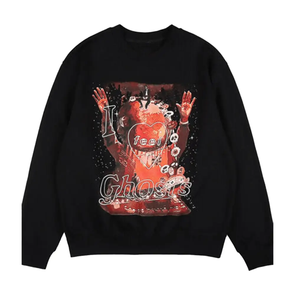 Lucky Me I See And Feel Ghosts Sweatshirt Kids See Ghosts Merch Gifts For Music Fans