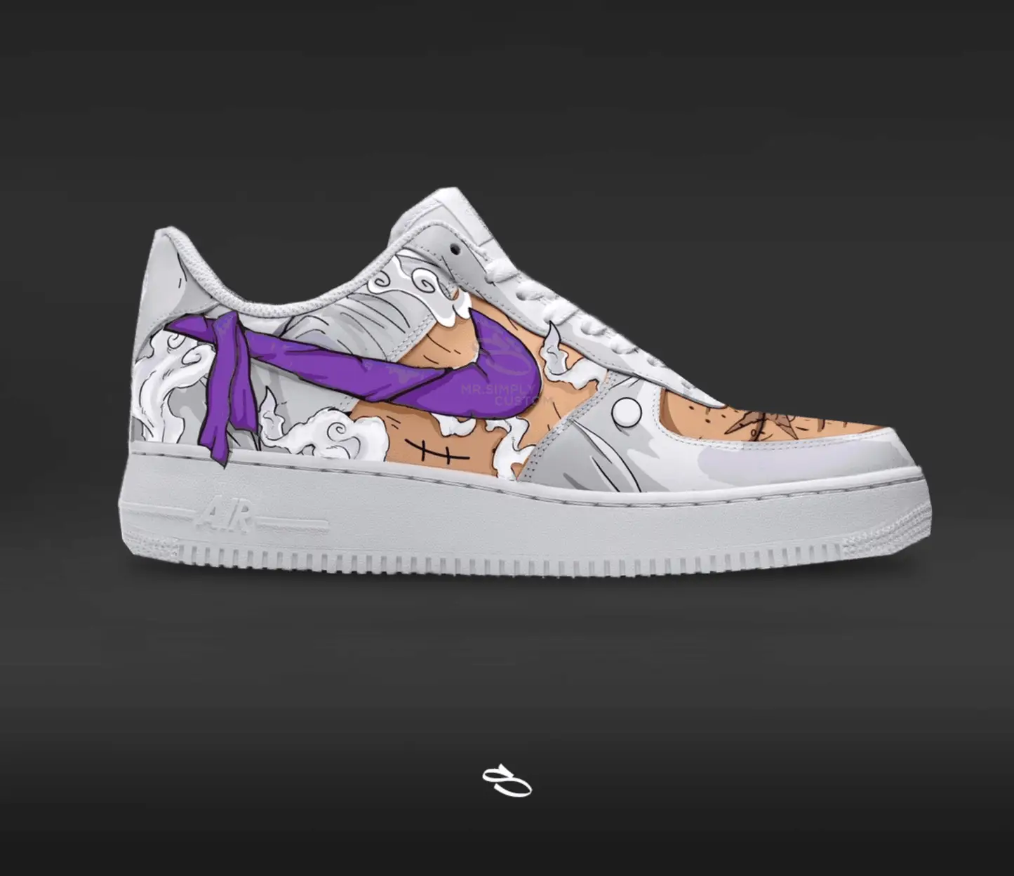 Luffy Gear 5 One Piece Air Force 1