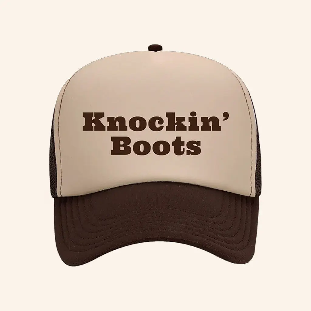 Luke Bryan Merch Tour 2025 Knockin' Boots Trucker Hat Music Lover Gifts For Him -WearandDecor