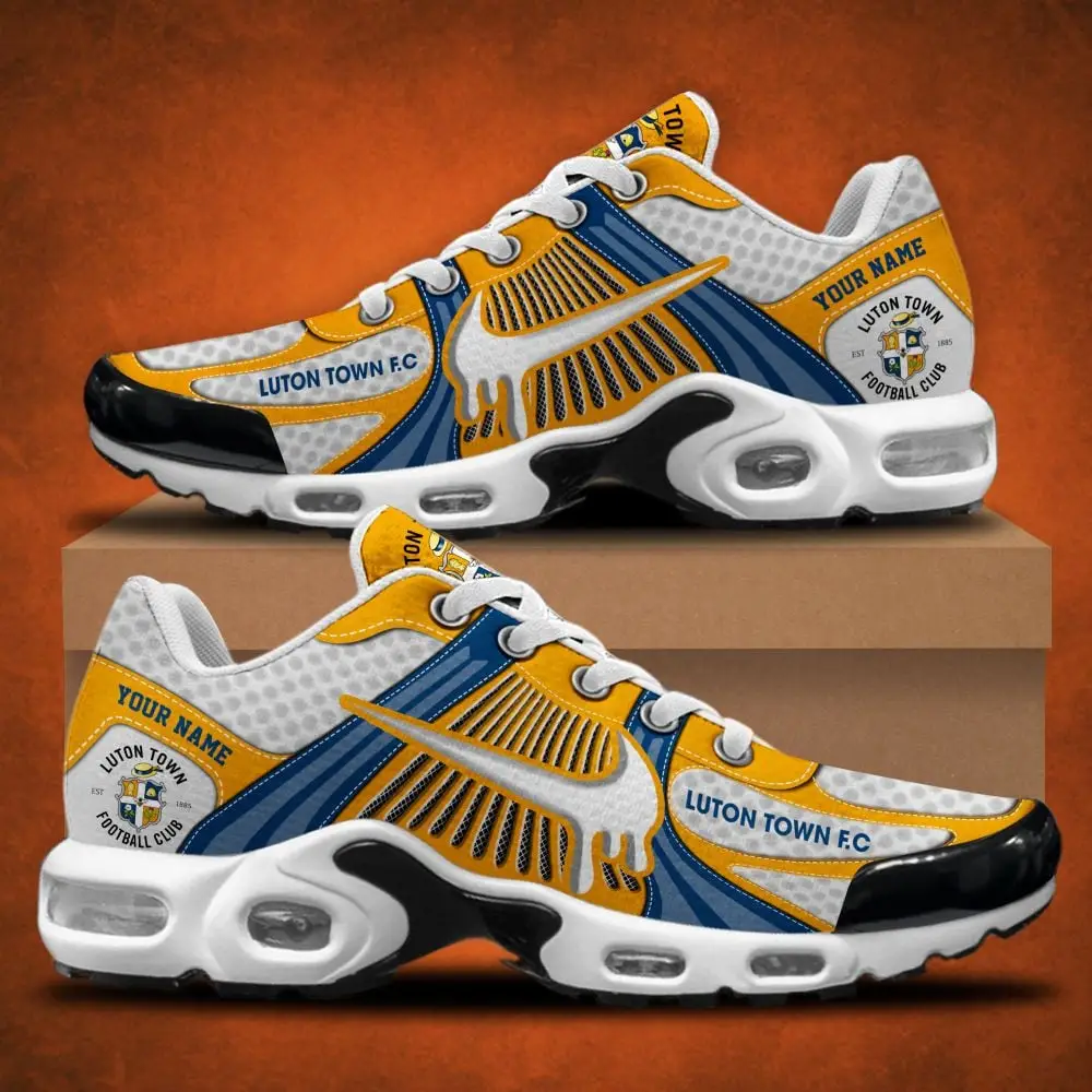 Luton Town FC Air Max Plus Shoes Sneakers For Men And Women Luton Town FC Air Max Plus Shoes Sneakers For Men And Women - Image 1