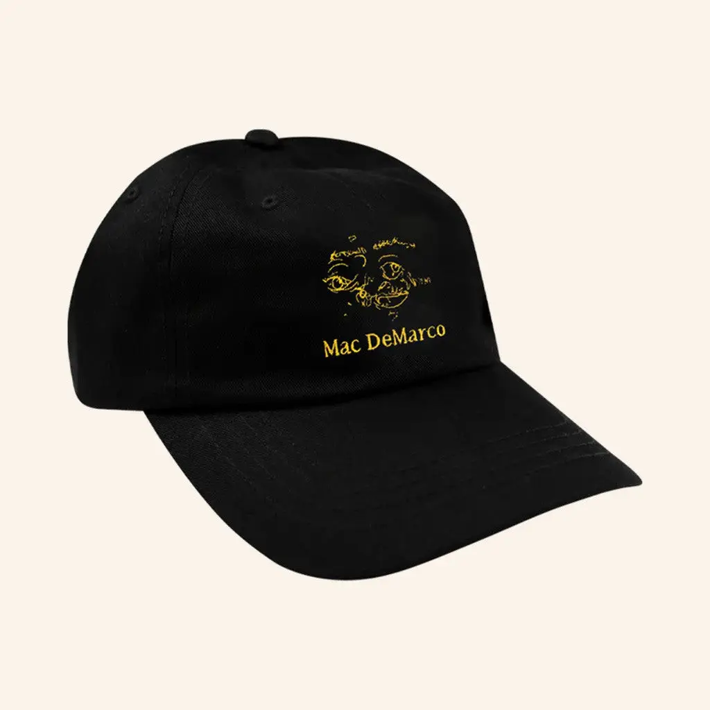 Mac Demarco Merch One Wayne G Black Embroidered Hat Gifts For Father -WearandDecor