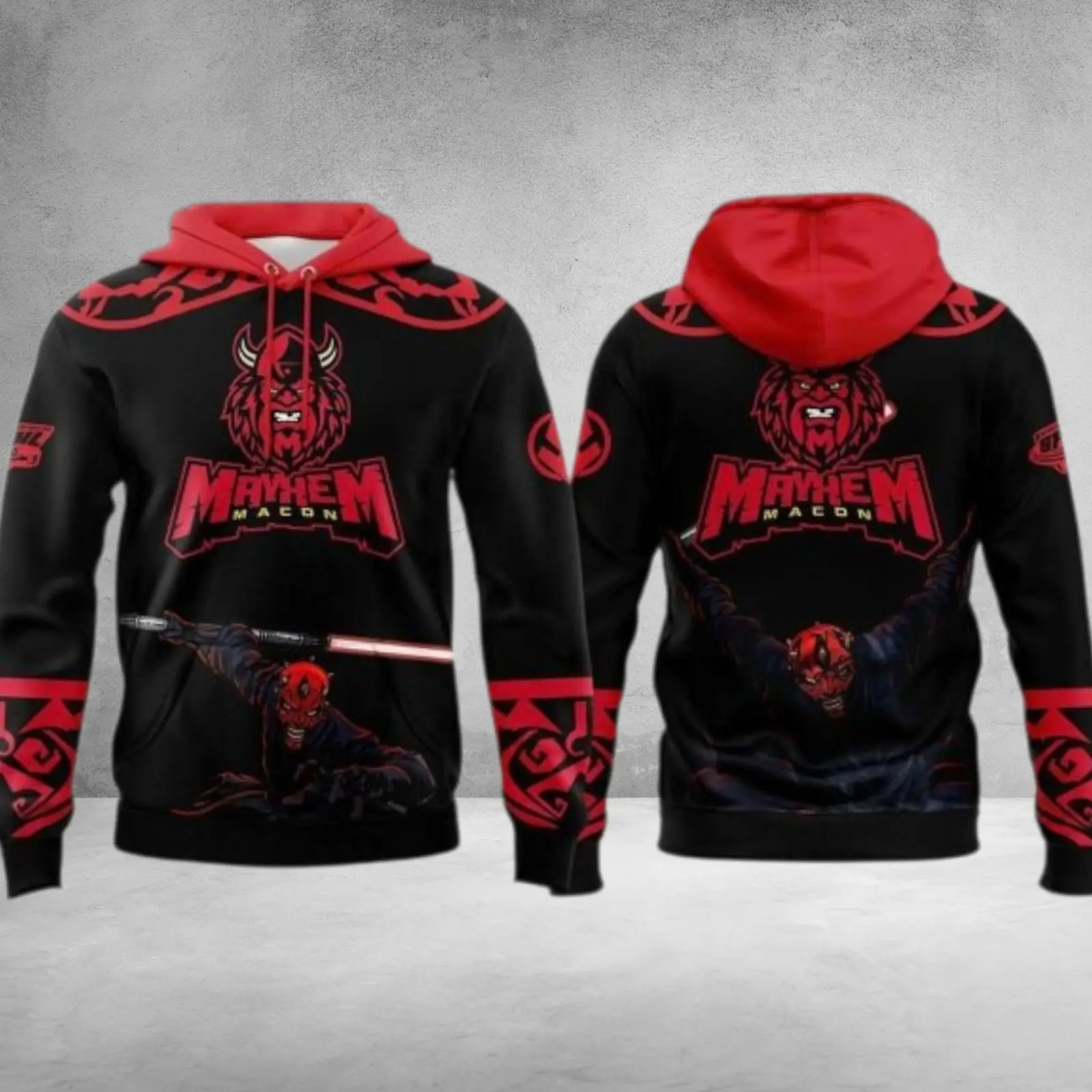 Macon Mayhem Hoodie Star Wars Night 2026 Clothing Gift For Macon Mayhem Fan Macon Mayhem Hoodie Star Wars Night 2026 Clothing Gift For Macon Mayhem Fan - Image 1