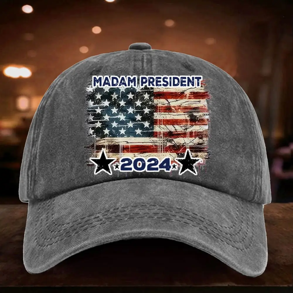 Madam President 2024 Kamala Hat Harris For President 2024 Election Hat Gifts For Him