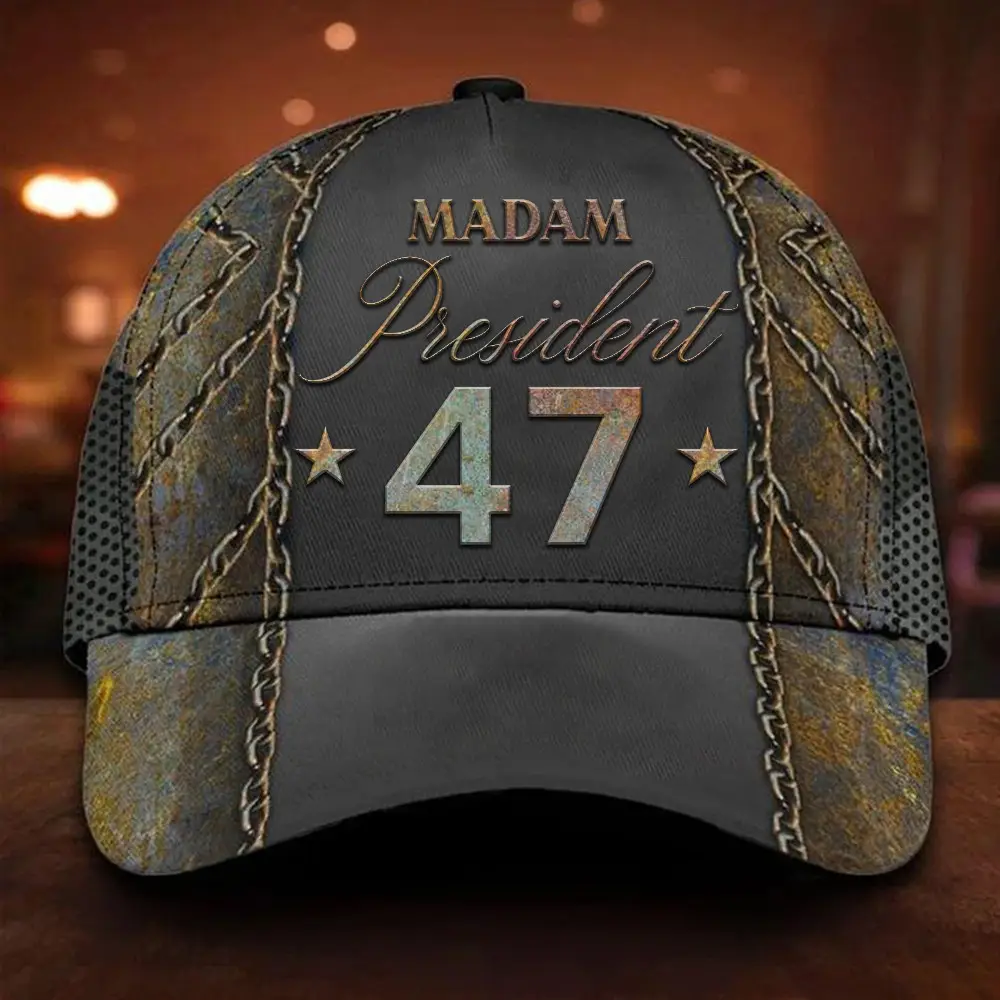Madam President 47 Hat Kamala For President Patriot Hat Gifts For Boyfriend