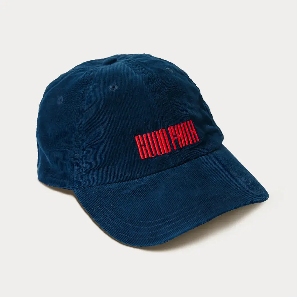 Madeon Merch Embroidered Navy Corduroy Hat Unique Gifts For Music Lovers -WearandDecor Madeon Merch Embroidered Navy Corduroy Hat Unique Gifts For Music Lovers -WearandDecor - Image 1
