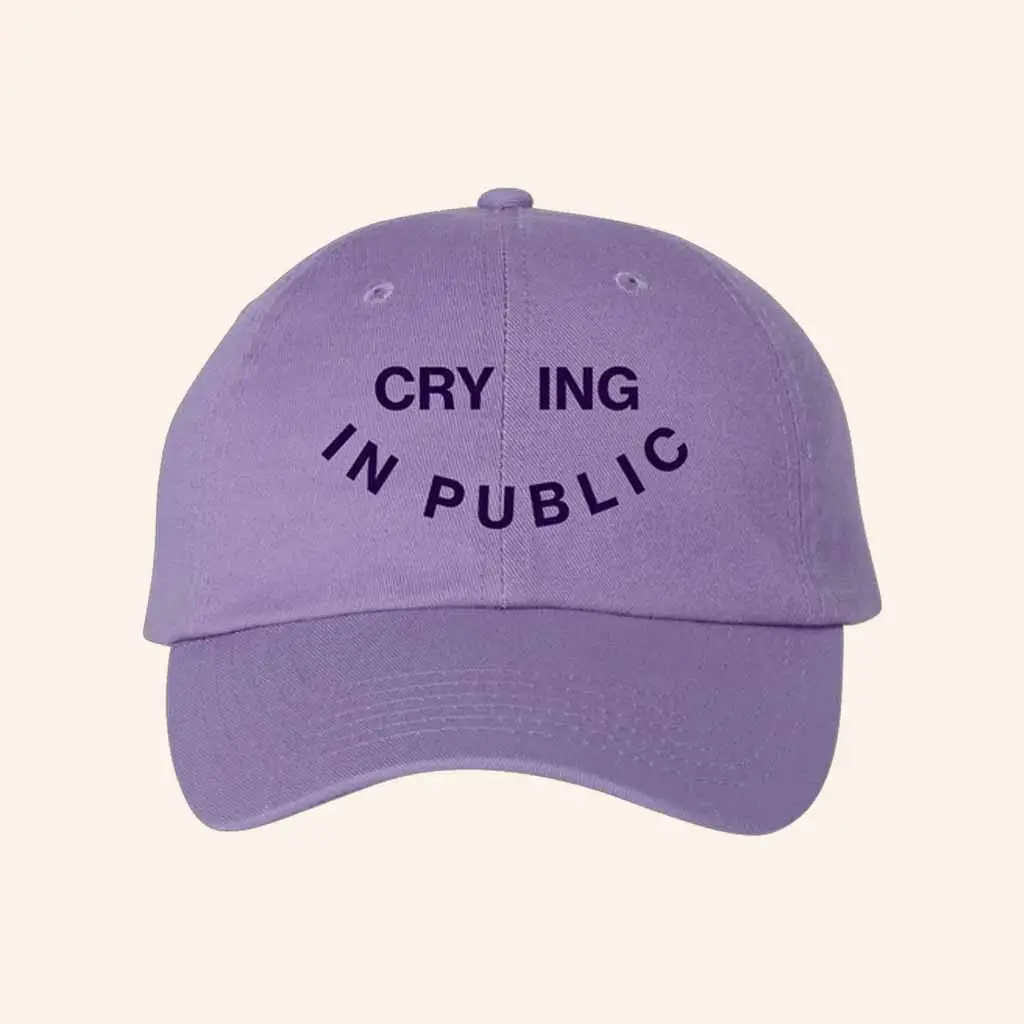 Madi Diaz Merch Crying In Public Hat Christmas Present Ideas For Friend -WearandDecor