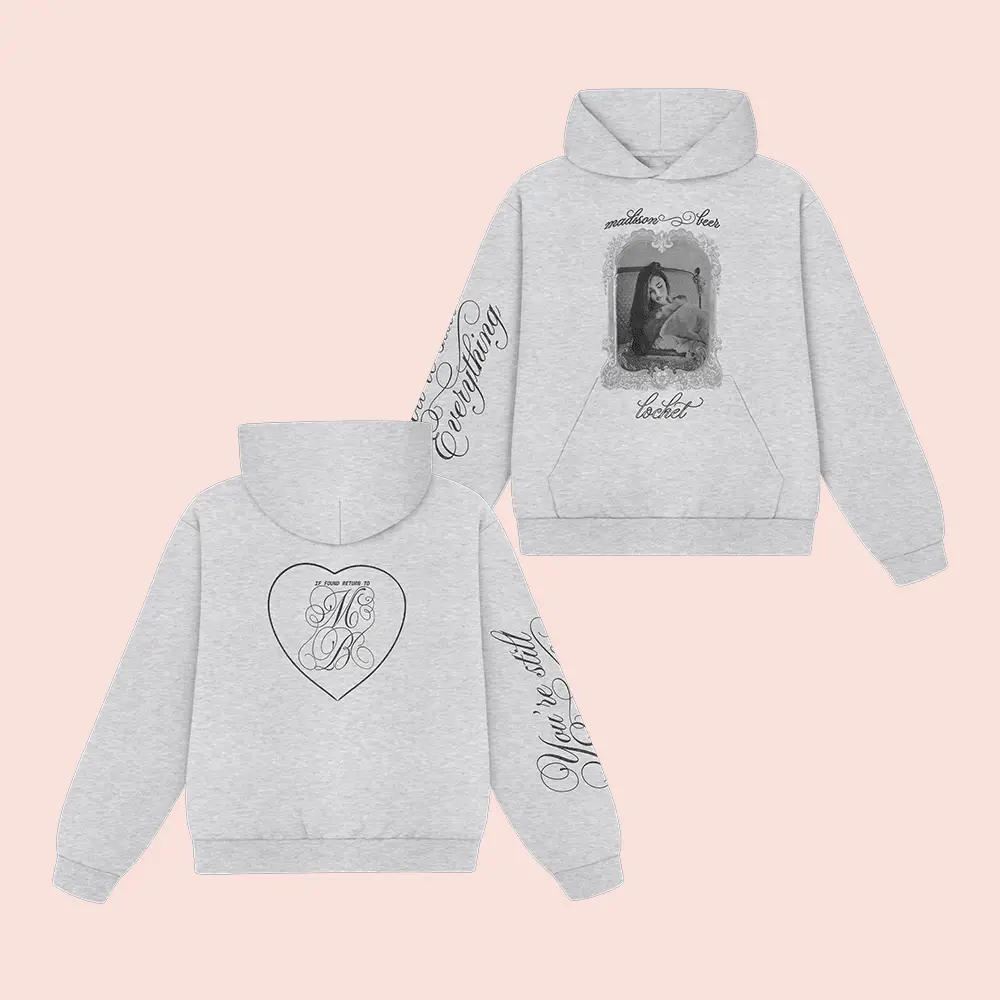 Madison Beer Merch Locket Script Hoodie Madison Beer Locket Tour Merch Gifts For Music Fans Madison Beer Merch Locket Script Hoodie Madison Beer Locket Tour Merch Gifts For Music Fans - Image 1