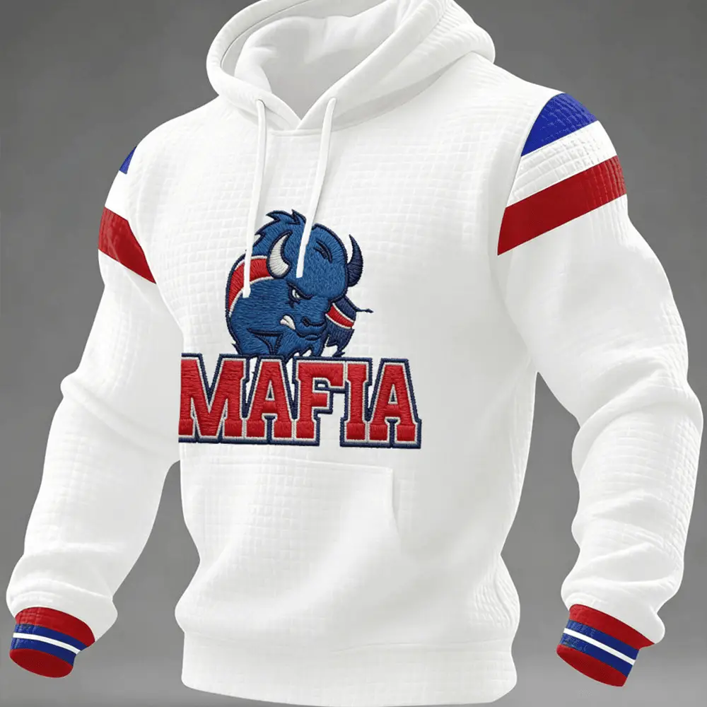 Mafia Football Game Day Hoodie Football Merch Buffalo Bills Lover Presents Mafia Football Game Day Hoodie Football Merch Buffalo Bills Lover Presents - Image 1