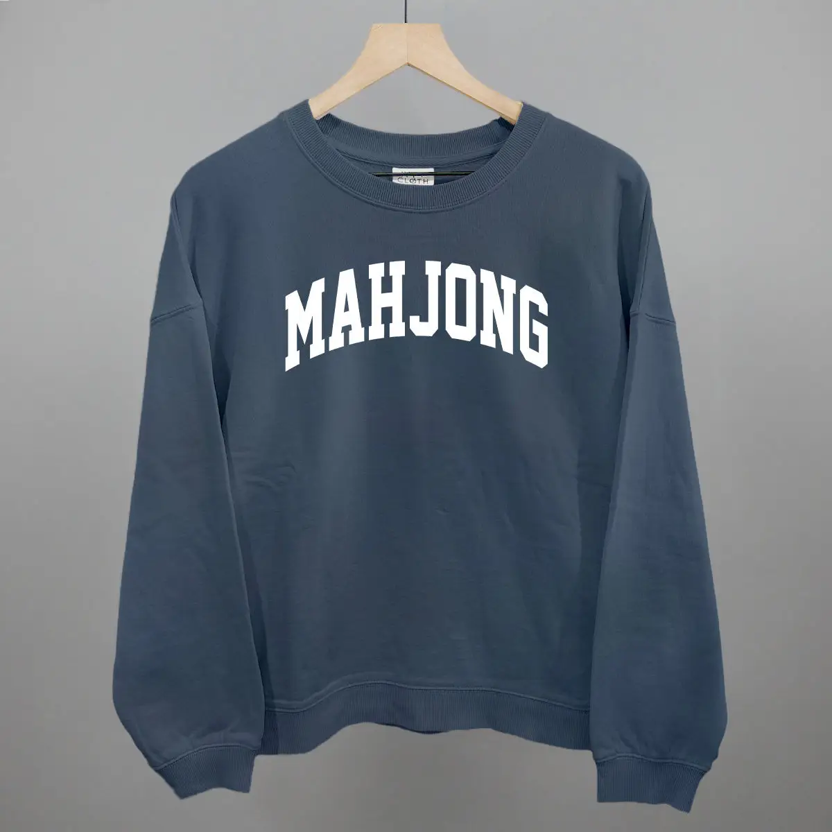 MAHJONG Arch Varsity Sweatshirt Game Night Club Merch Gift for Mahjong Player MAHJONG Arch Varsity Sweatshirt Game Night Club Merch Gift for Mahjong Player - Image 1