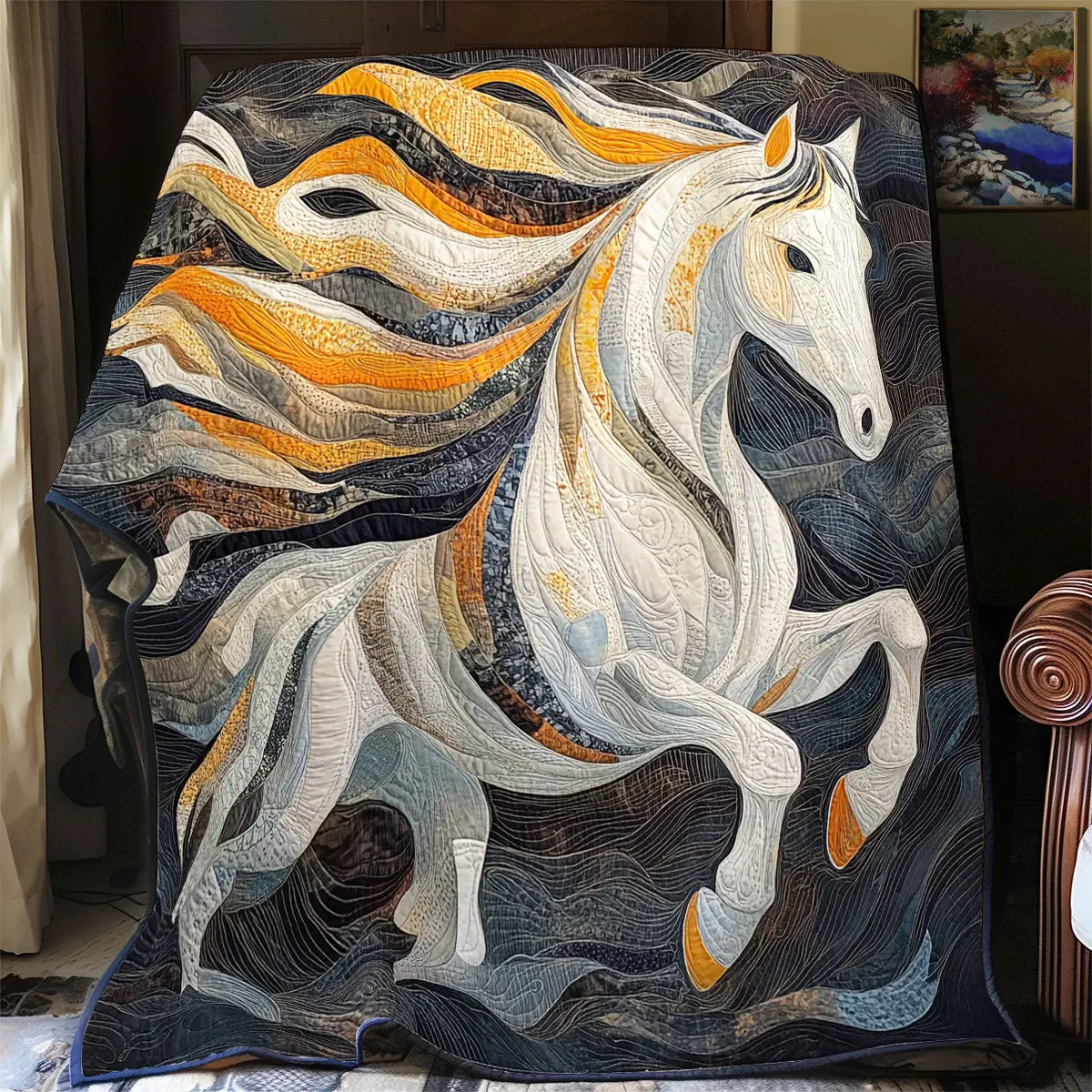Majestic Horse Quilt Blankets Best Throw Blanket Mother'S Day Gift For Daughter From Mom