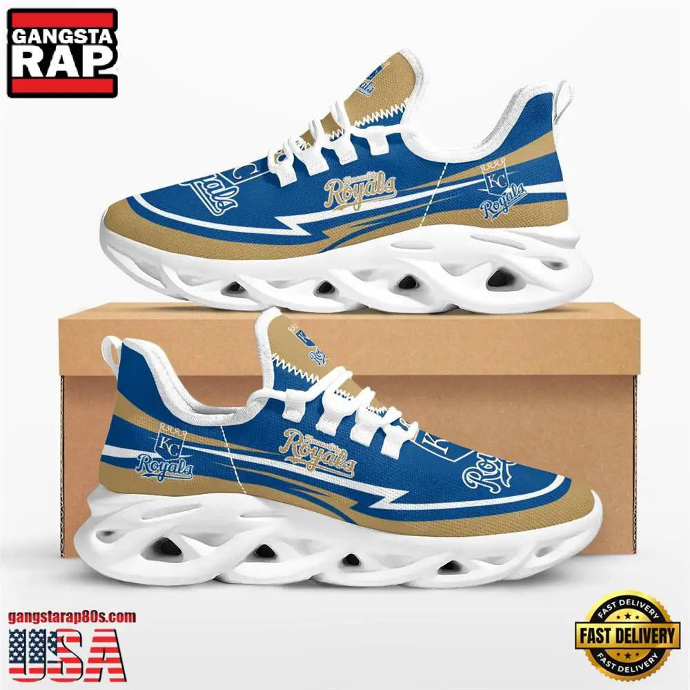 Major League Baseball Kansas City Royals Are Coming Curves Air Max Shoes Air Cushion Sneakers Major League Baseball Kansas City Royals Are Coming Curves Air Max Shoes Air Cushion Sneakers - Image 1