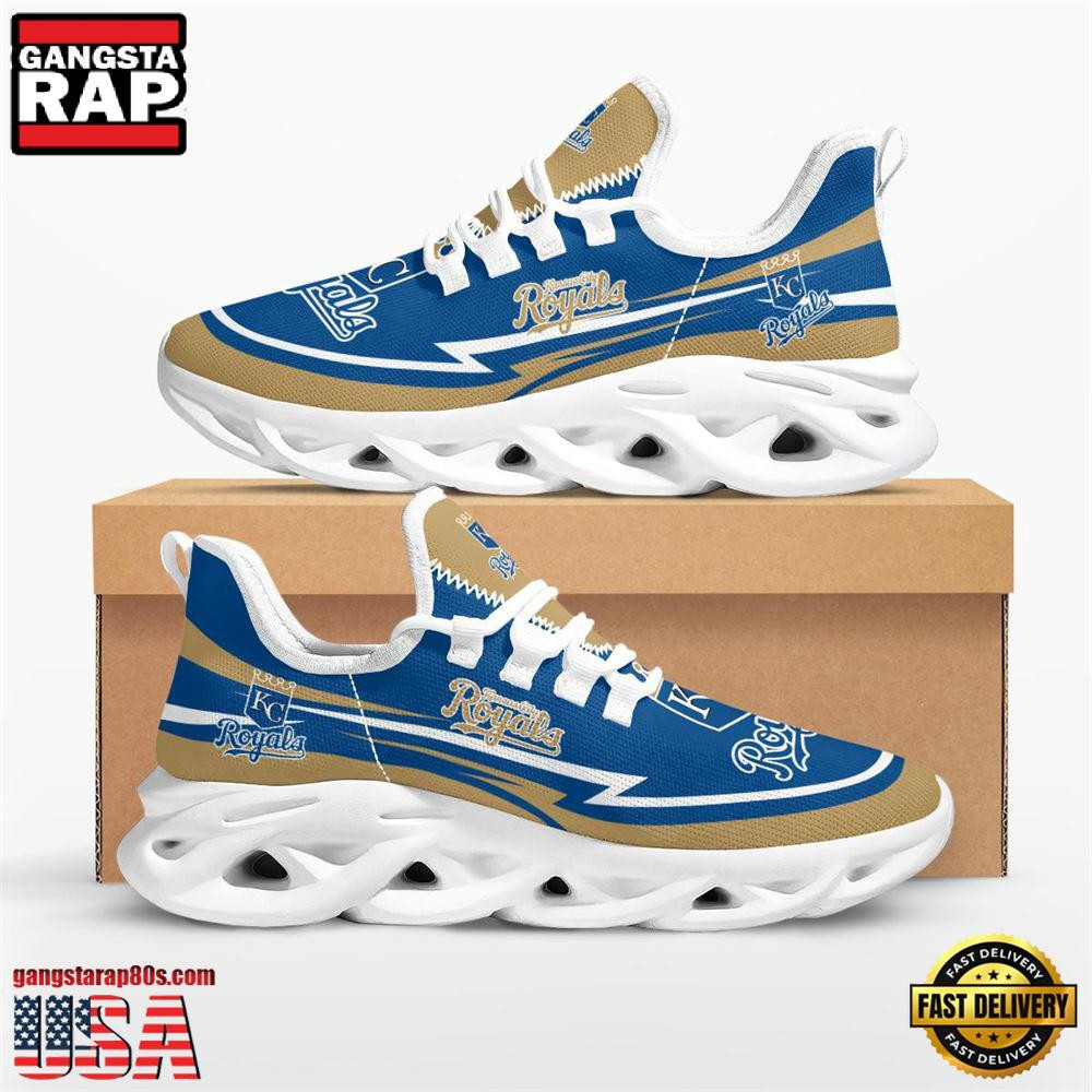 Major League Baseball Kansas City Royals Are Coming Curves Air Max Shoes Air Cushion Sneakers