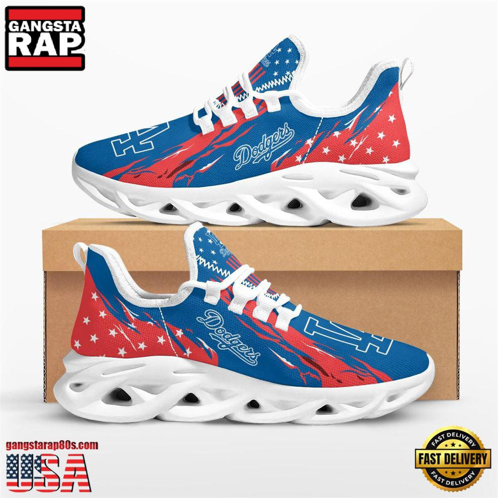 Major League Baseball Los Angeles Dodgers Stars and Stripes M Soul Shoes Running Sneakers